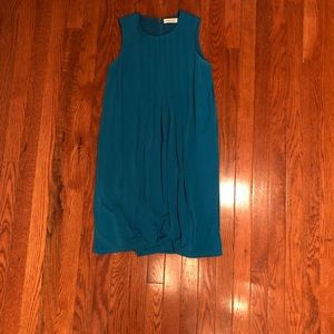 Calvin Klein pleated blue dress (with pockets!!)